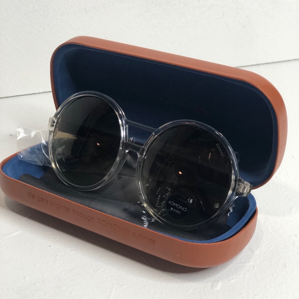 KOMONO Coco Clear/Tortoise Sunglasses (NEW… - Picture 4 of 10